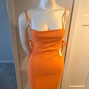 Orange Dress by Zara